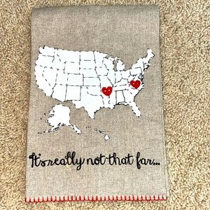 Long distance hand towel